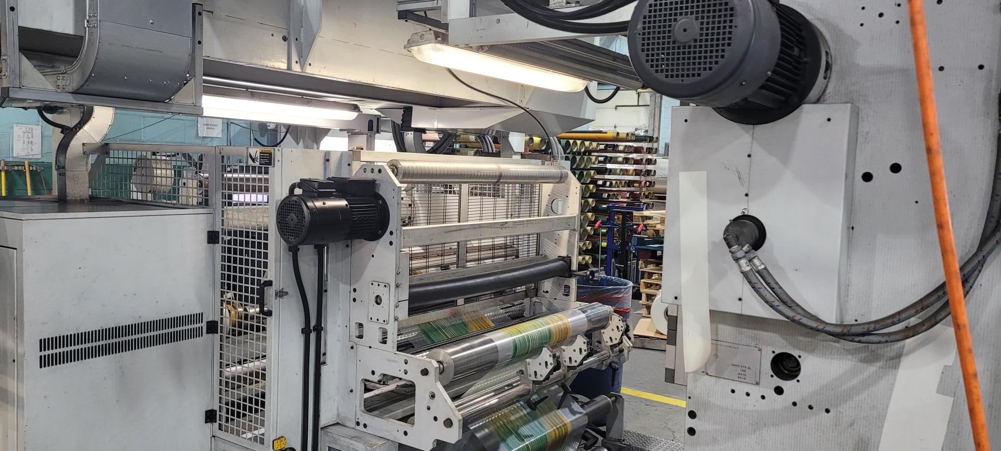 54” Wide Uteco Central Impression Gearless Flexographic Printing Press