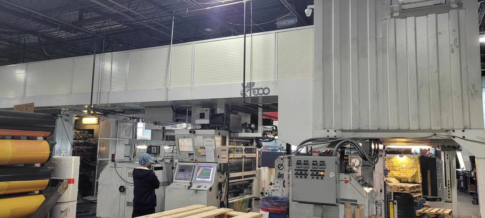 54” Wide Uteco Central Impression Gearless Flexographic Printing Press