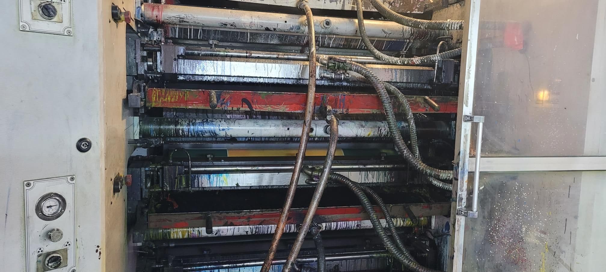 54” Wide Uteco Central Impression Gearless Flexographic Printing Press