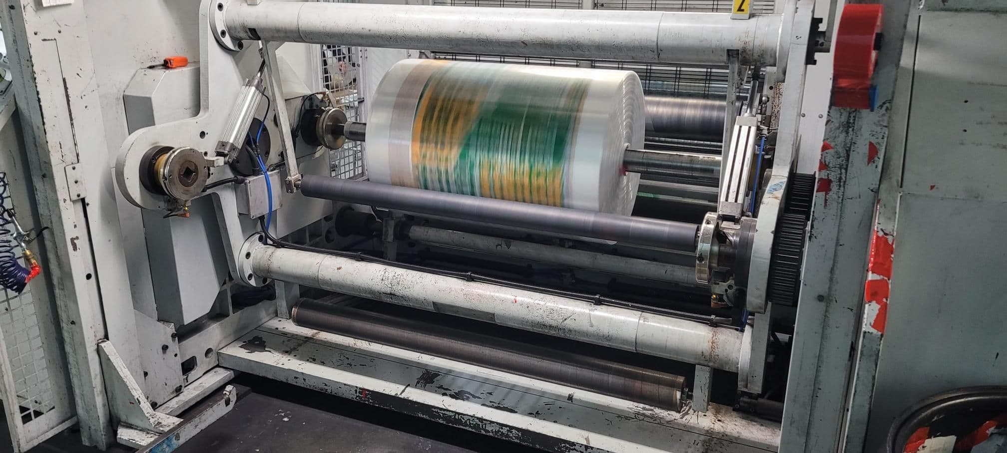 54” Wide Uteco Central Impression Gearless Flexographic Printing Press