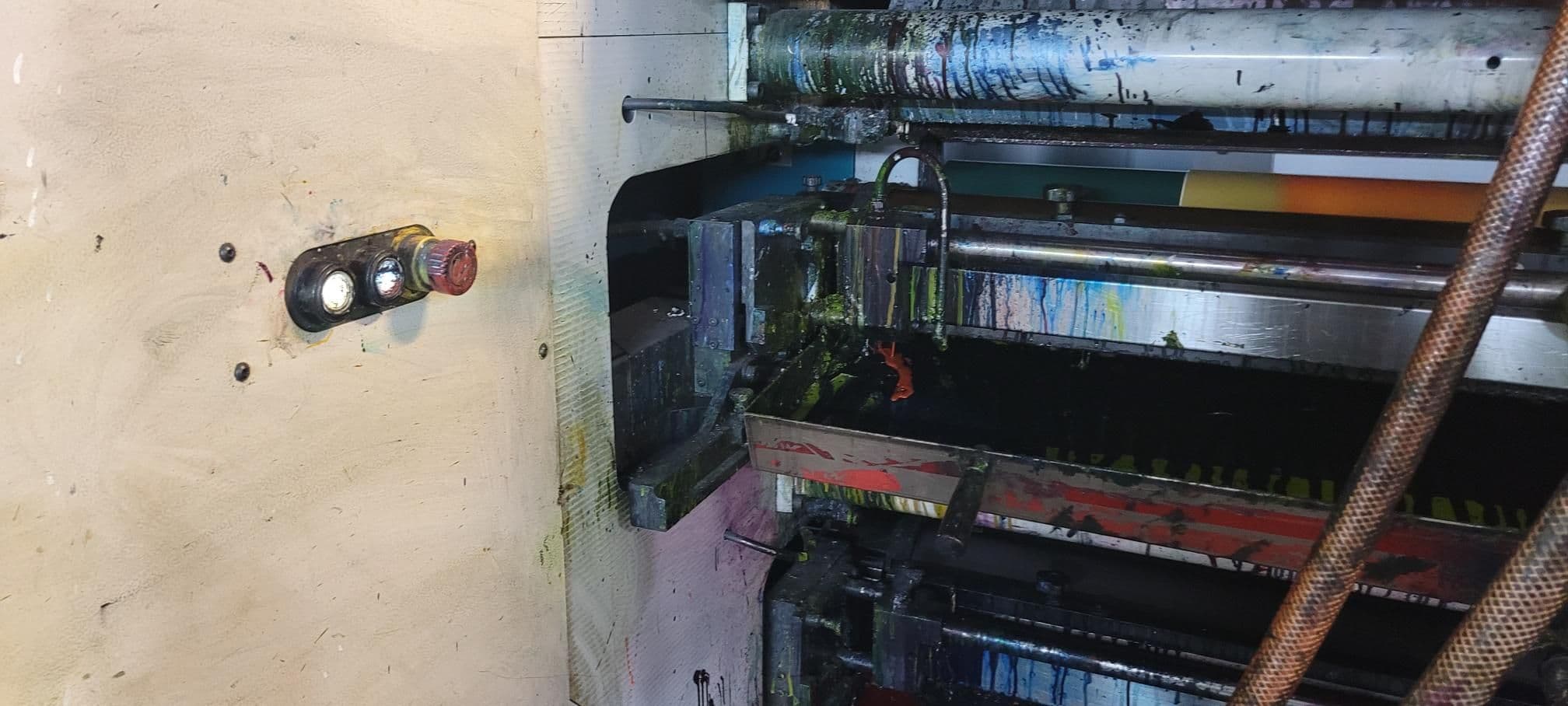 54” Wide Uteco Central Impression Gearless Flexographic Printing Press