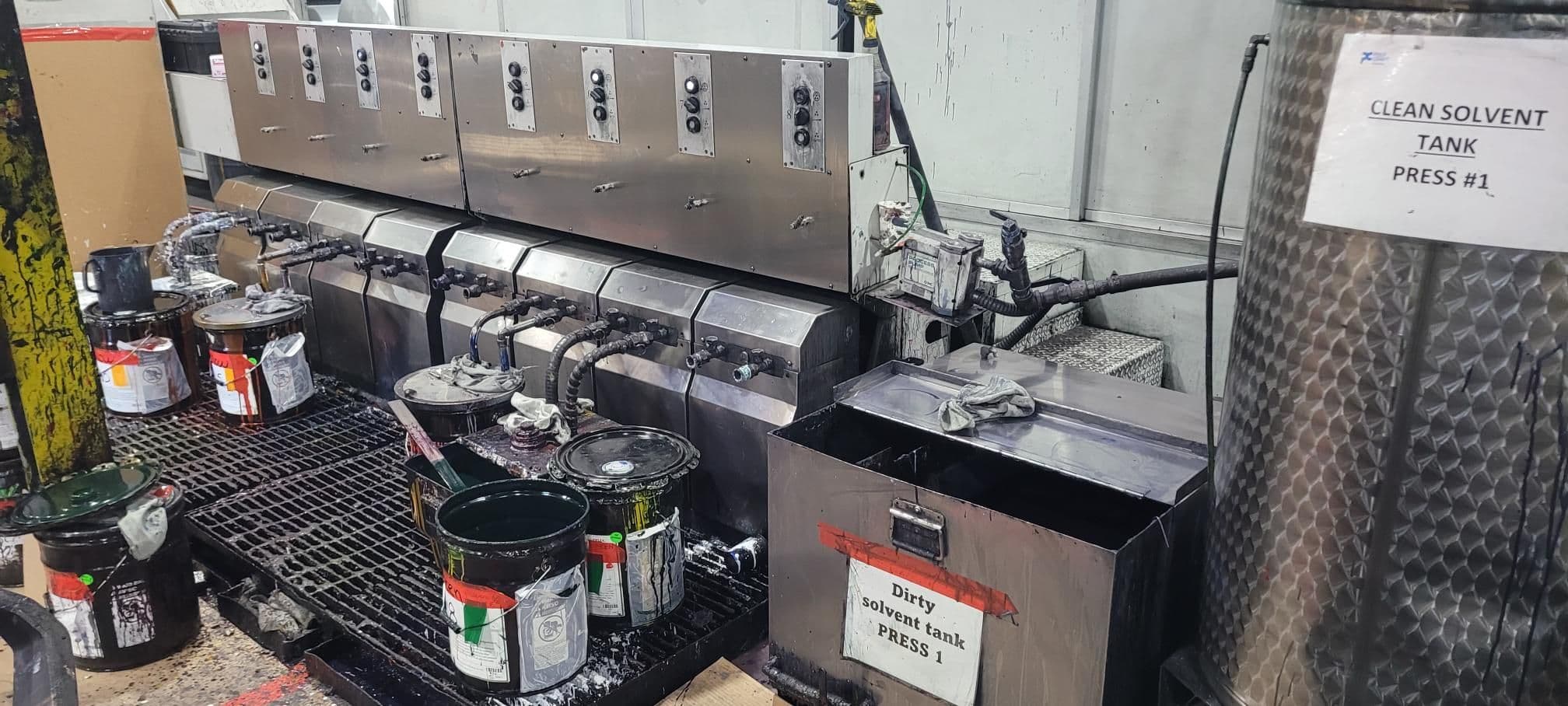 54” Wide Uteco Central Impression Gearless Flexographic Printing Press