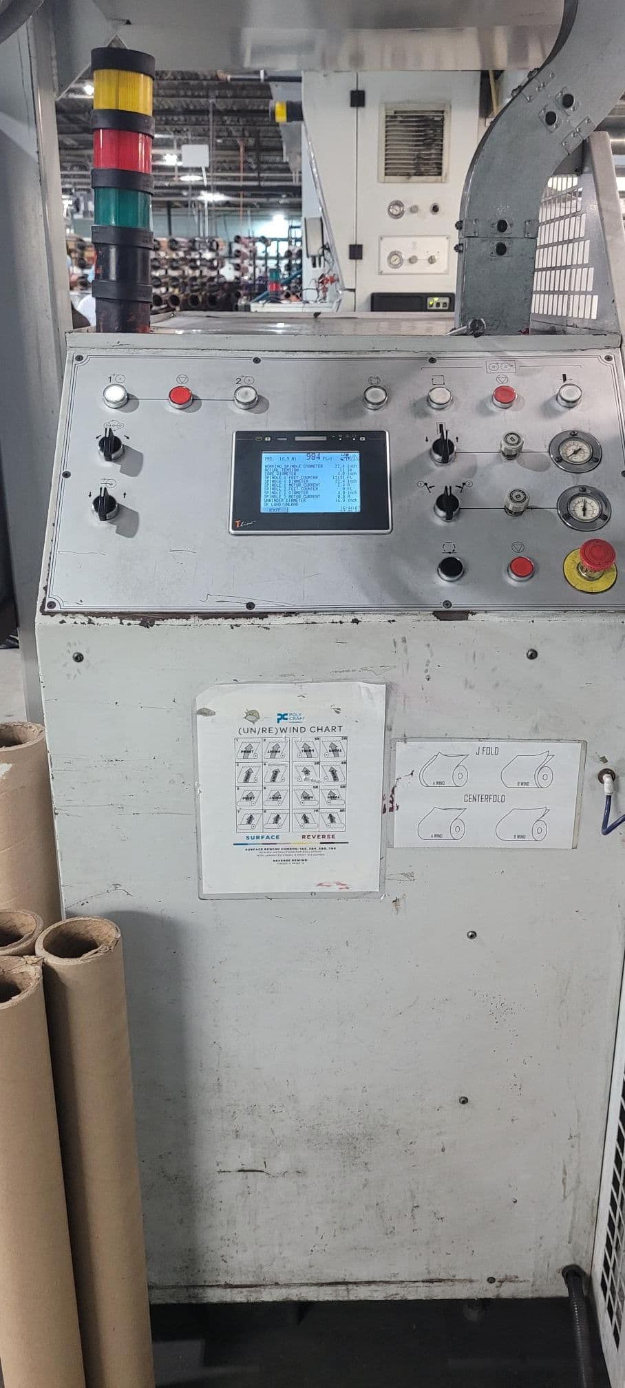 54” Wide Uteco Central Impression Gearless Flexographic Printing Press